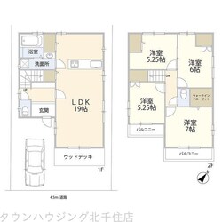 葛飾区細田１丁目住宅の物件間取画像